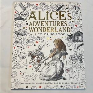 “Bundle 4/$18” Adult Alice's Adventures in Wonderland Coloring Book